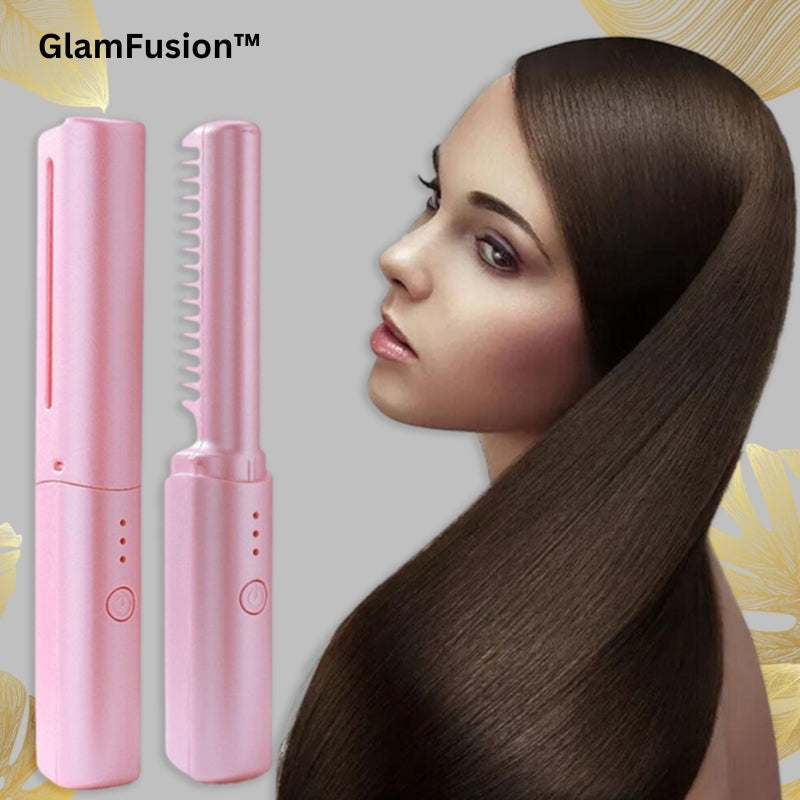 GlamFusion™ Vielseitiger elektrischer Kamm, Lockenstab und Glätteisen für alle Haartypen