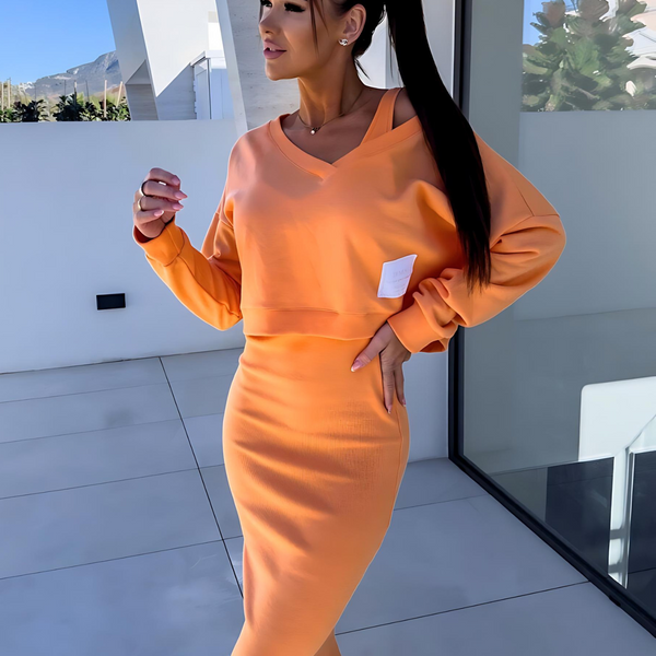 Amary | Vielseitiges Set aus Pullover und Kleid
