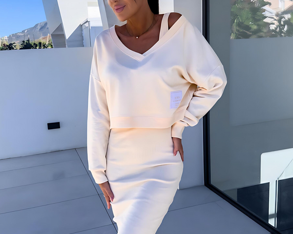 Amary | Vielseitiges Set aus Pullover und Kleid