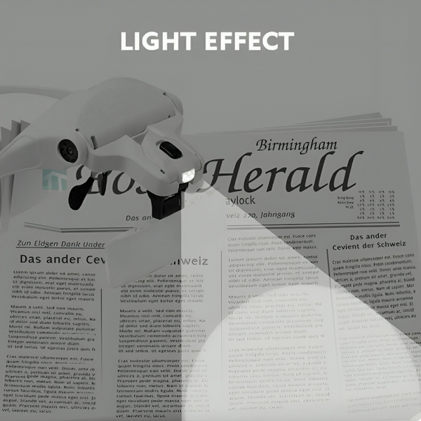 FocusLens™ | Lupenstirnband mit LED-Licht