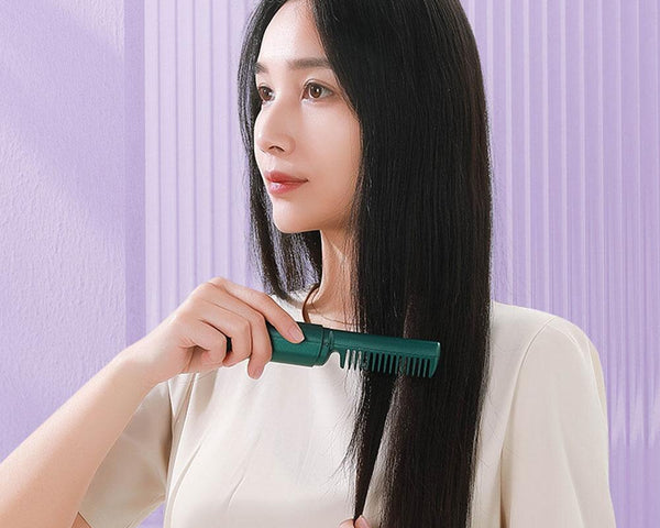 BeautyGlam™️ | 2 in 1 elektrischer Kamm / Lockenstab und Glätteisen