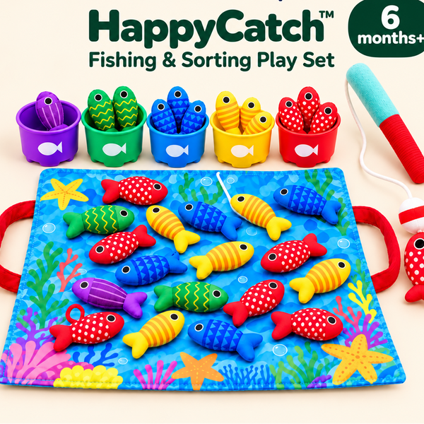 Fischolino™ Angelspiel für Kinder | Farben, Zählen & spielerisch Lernen