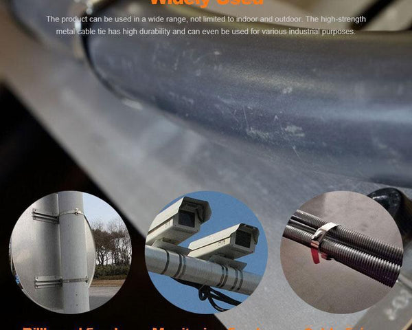 EasyTies™ – Robuste Sicherheitsbänder für dauerhafte Outdoor-Bindungen | 50+50 GRATIS