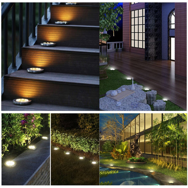 1+1 GRATIS | GroundLumina - Wasserdichte LED-Untergrundlampen für den Außenbereich [Letzter Tag Rabatt]