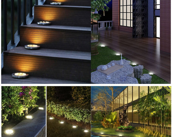 GlowLite - Kabellose LED-Solar-Gartenlichter Deluxe [Letzter Tag Rabatt]