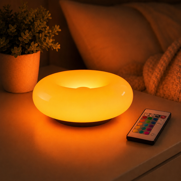 LumiDough™ Donut-Tischlampe | Verspieltes Design & gemütliches Licht