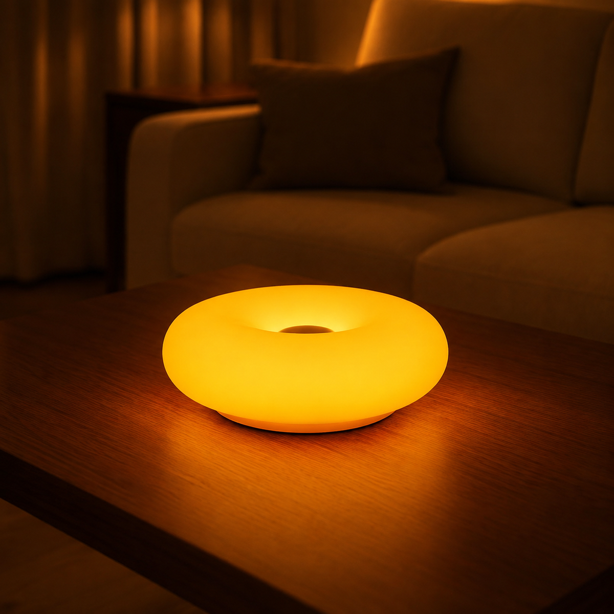LumiDough™ Donut-Tischlampe | Verspieltes Design & gemütliches Licht
