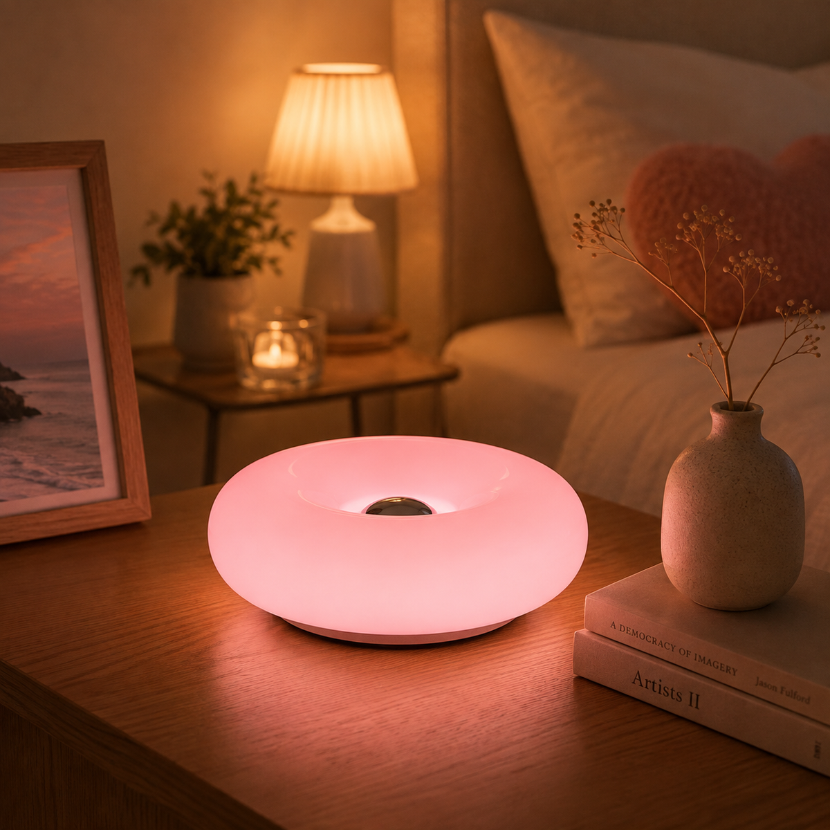 LumiDough™ Donut-Tischlampe | Verspieltes Design & gemütliches Licht