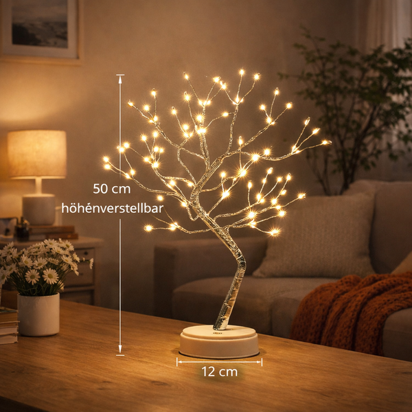 GlowBranch™ | Warmweißer LED-Lichterbaum – Gemütliche Atmosphäre & Stilvolle Wohndeko