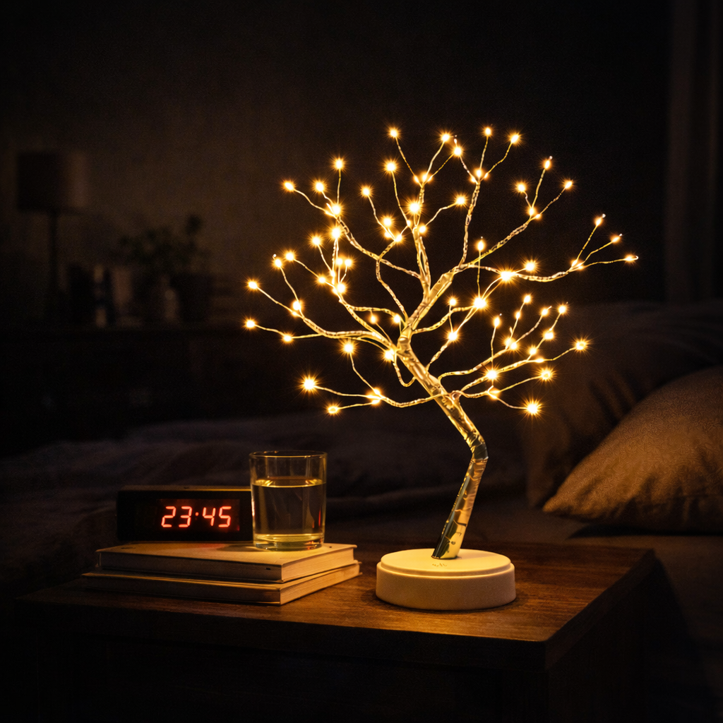 GlowBranch™ | Warmweißer LED-Lichterbaum – Gemütliche Atmosphäre & Stilvolle Wohndeko