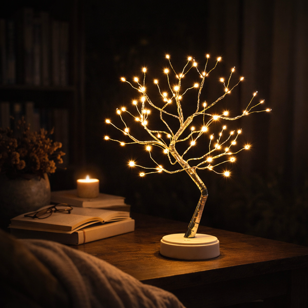 GlowBranch™ | Warmweißer LED-Lichterbaum – Gemütliche Atmosphäre & Stilvolle Wohndeko