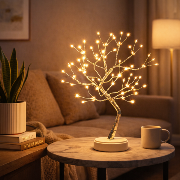 GlowBranch™ | Warmweißer LED-Lichterbaum – Gemütliche Atmosphäre & Stilvolle Wohndeko
