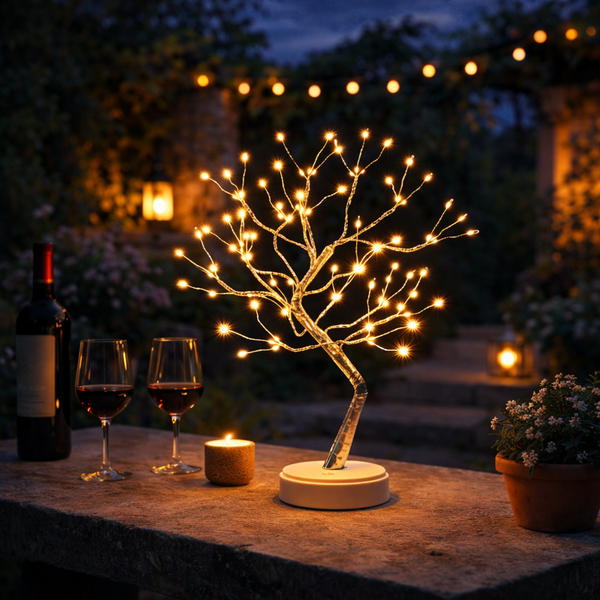 GlowBranch™ | Warmweißer LED-Lichterbaum – Gemütliche Atmosphäre & Stilvolle Wohndeko