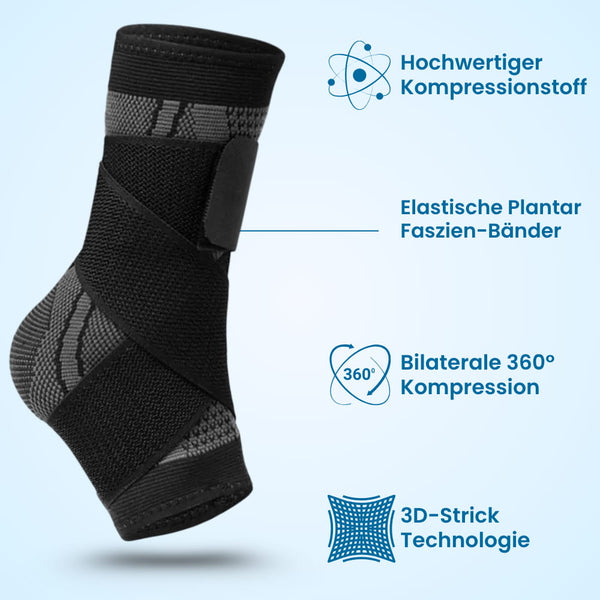 50% Rabatt | BioAktiv Fußbandage™ | Gezielte Kompression für bessere Durchblutung & schnelle Regeneration!