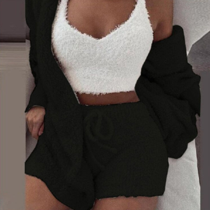 Abigail™ - Kuscheliges Pyjama Strick set
