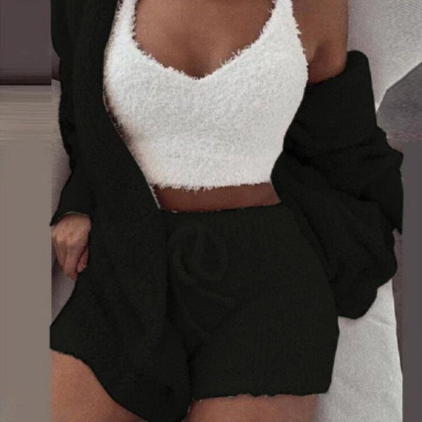 Abigail™ - Kuscheliges Pyjama Strick set