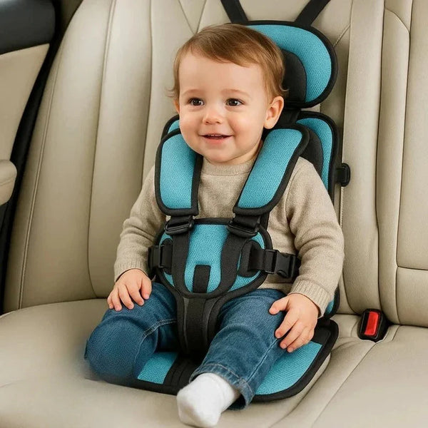 SafeNest™ | Tragbarer Kinder-Autositz mit 5-Punkt-Sicherheitsgurt