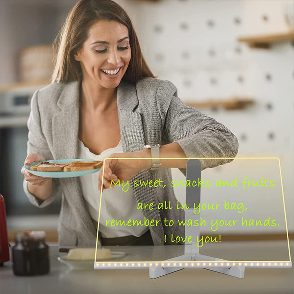 LightBoard™ – LED-Notiztafel mit Farbenstiften | Kreative Ideen beleuchten