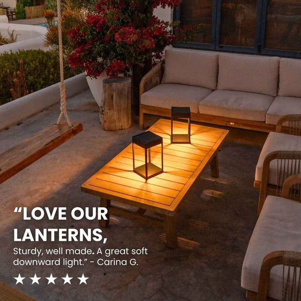 Solaraire™ Luxus-Solarleuchte | Elegantes Licht für draußen