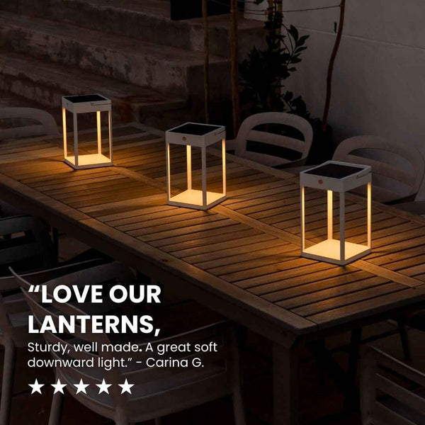Solaraire™ Luxus-Solarleuchte | Elegantes Licht für draußen