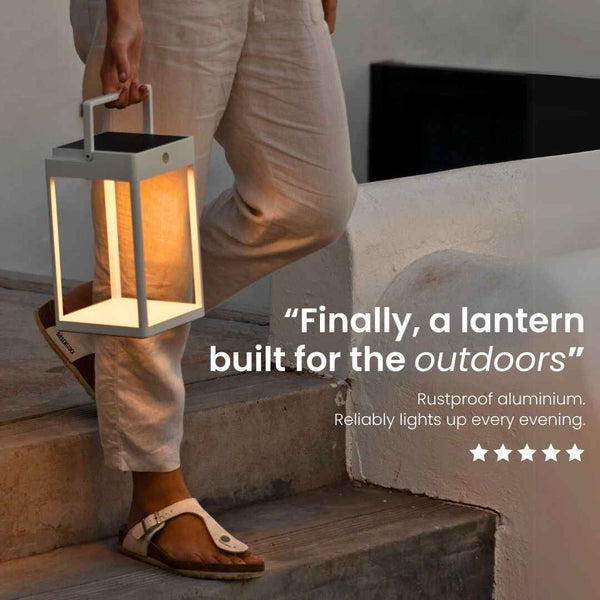 Solaraire™ Luxus-Solarleuchte | Elegantes Licht für draußen