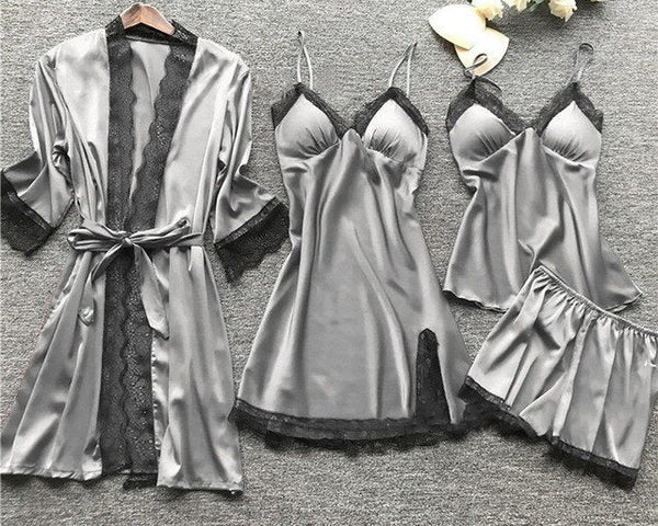 KateLuxe™ Premium-Pyjama-Set – Für traumhafte Nächte in luxuriösem Komfort