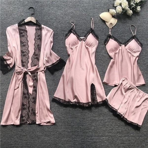 KateLuxe™ Premium-Pyjama-Set – Für traumhafte Nächte in luxuriösem Komfort