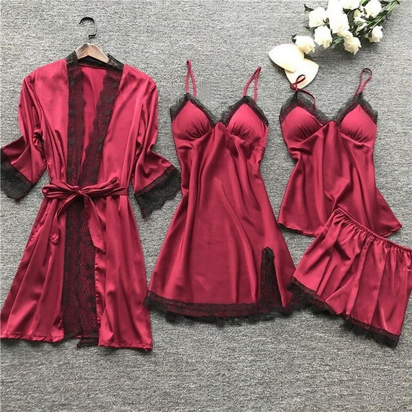 KateLuxe™ Premium-Pyjama-Set – Für traumhafte Nächte in luxuriösem Komfort