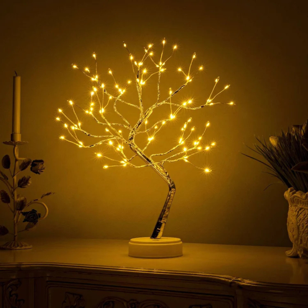 GlowBranch™ | Warmweißer LED-Lichterbaum – Gemütliche Atmosphäre & Stilvolle Wohndeko