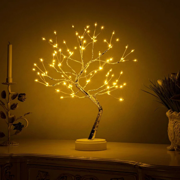 GlowBranch™ | Warmweißer LED-Lichterbaum – Gemütliche Atmosphäre & Stilvolle Wohndeko