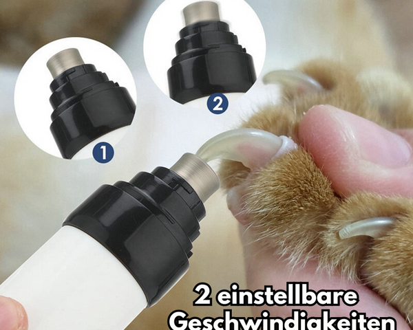 Groomy™ – Elektrischer Krallenschneider für Haustiere | Sicher & Präzise