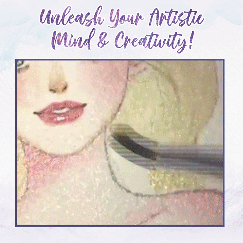 ChromeArt™ - Metallische Aquarelle Malset