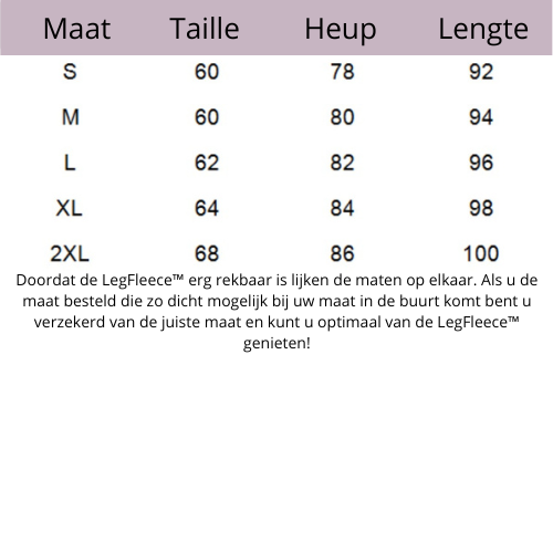 WarmesFlex™ Geniet van ultiem comfort en warmte met deze fleece leggings