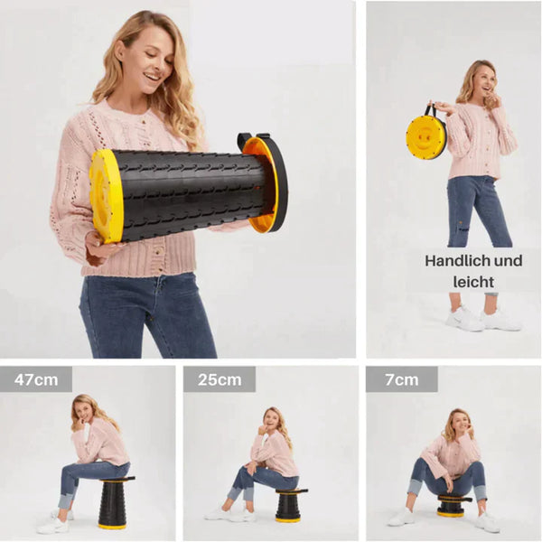 EasySeat™ – Die tragbare Sitzlösung für überall und jederzeit
