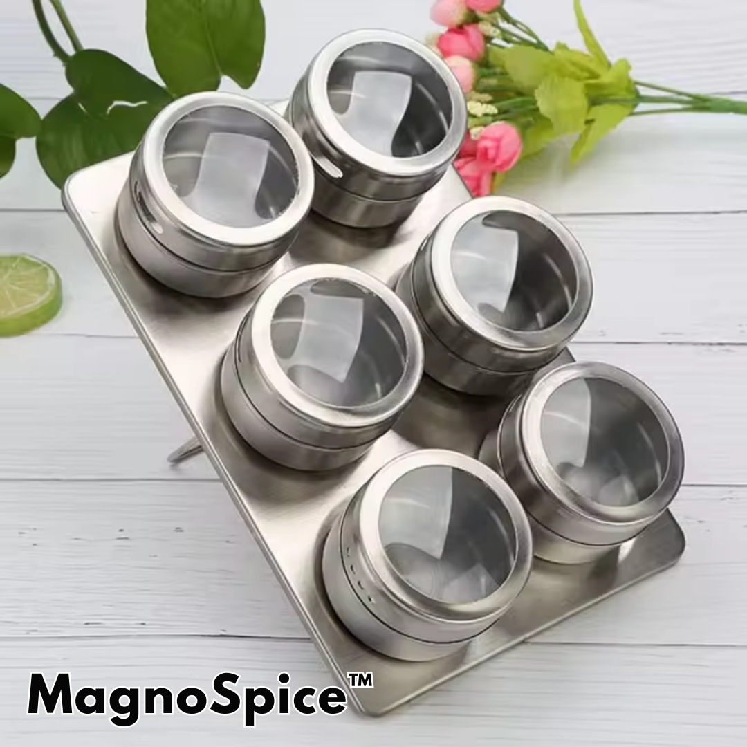 MagnoSpice™ - Magnetische Gewürzdosen-Set für Ihre Küche