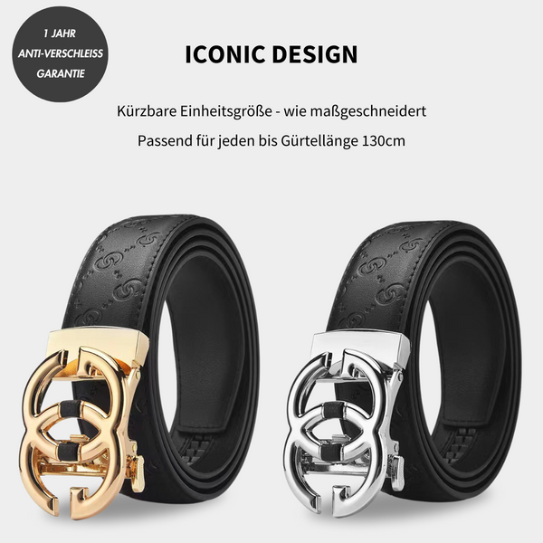 MAJESTICE BELT™ | Easy-Click Automatik Ledergürtel | 1+1-Aktion!