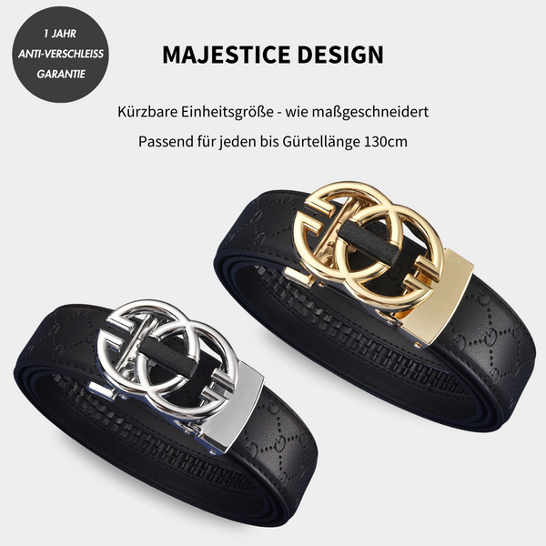 MAJESTICE BELT™ | Easy-Click Automatik Ledergürtel | 1+1-Aktion!