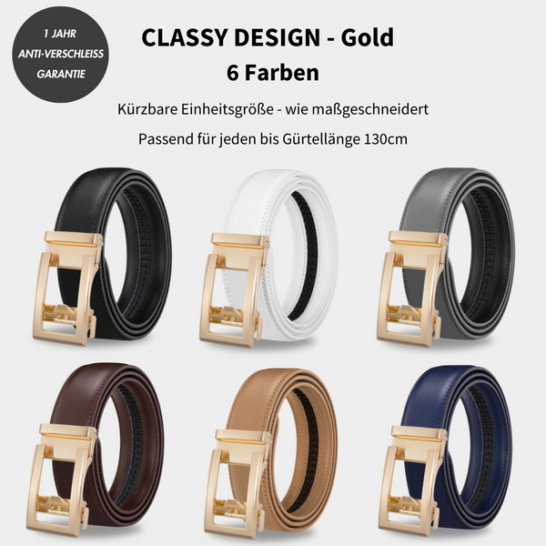 MAJESTICE BELT™ | Easy-Click Automatik Ledergürtel | 1+1-Aktion!