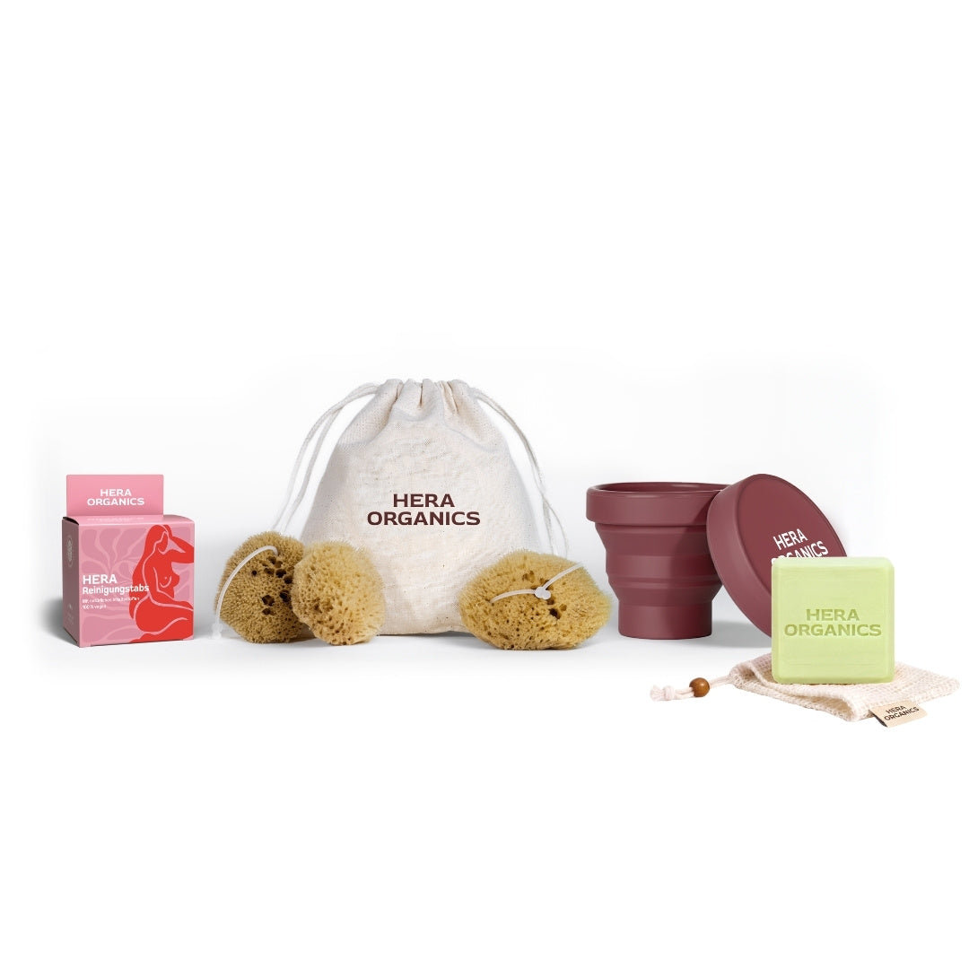 50% Rabatt | Menstruationsschwamm Starterset™ | Natürliche Periode ohne Chemie, ohne Austrocknen & ohne Müll!