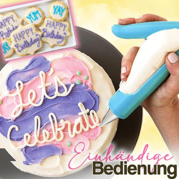 BakeCurator - Tortendekorationsstift, multifunktionale Glasurpistole [Letzter Tag Rabatt]