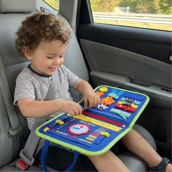 Lernova™ Montessori Busy Board | Spielerisch lernen & wichtige Fähigkeiten entdecken