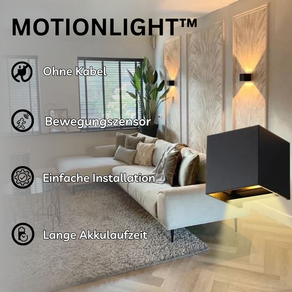 MotionLight™ – Kabellose Luxus-Wandlampe für modernes Wohnen
