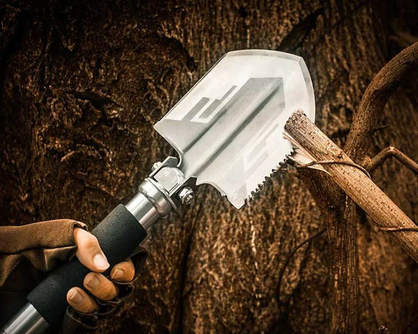 TacticalPro™ 25-in-1 Multifunktions-Schaufel für Outdoor und Survival