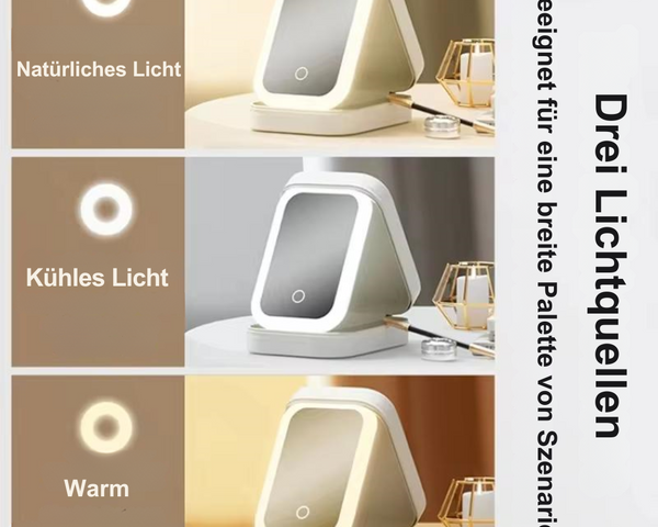 Eleganza™ Make-up Organizer mit LED-Licht – Perfekte Beleuchtung für Ihr Beauty-Ritual