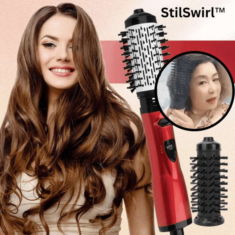 StilSwirl™ Rotierende 3-in-1-Haarstyler-Bürste