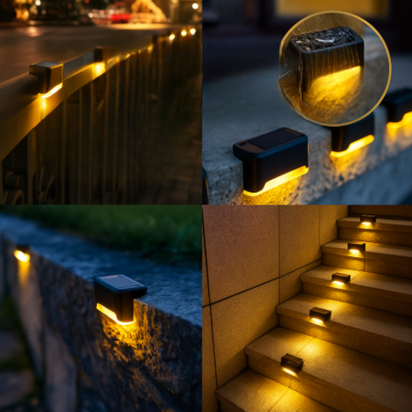 NooraLite™ | Selbstklebende Solarlampen | 1 + 1 Gratis