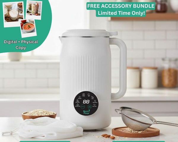 NutriVeya™ | Automatischer Pflanzenmilchbereiter – Frische Soja-, Hafer- & Nussmilch auf Knopfdruck