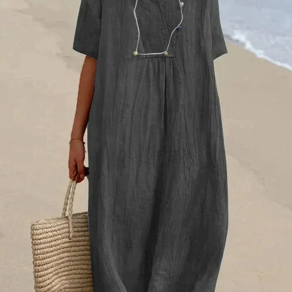 Karyl™ Leinen-Kleid