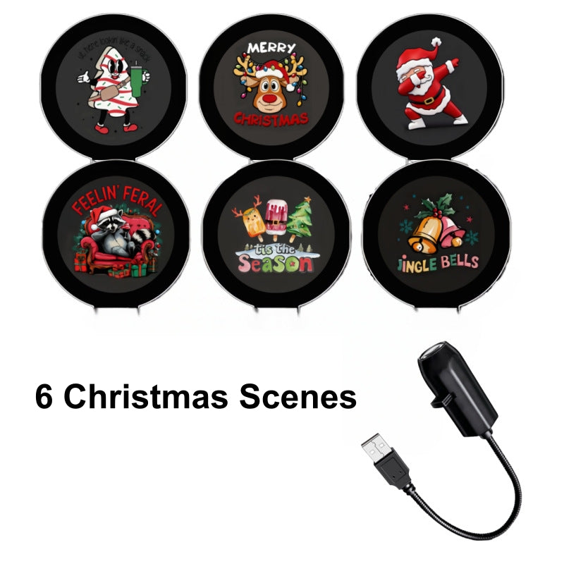 MerryGlow™ HD Weihnachtsprojektor – Festliche Weihnachtsstimmung in Sekunden