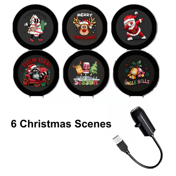 MerryGlow™ HD Weihnachtsprojektor – Festliche Weihnachtsstimmung in Sekunden